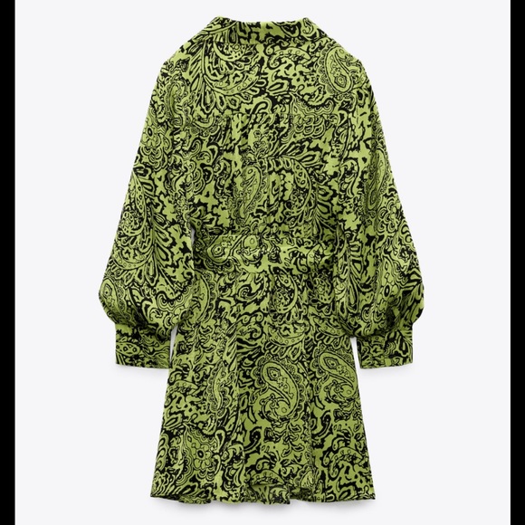 Zara printed mini dress - Picture 3 of 8